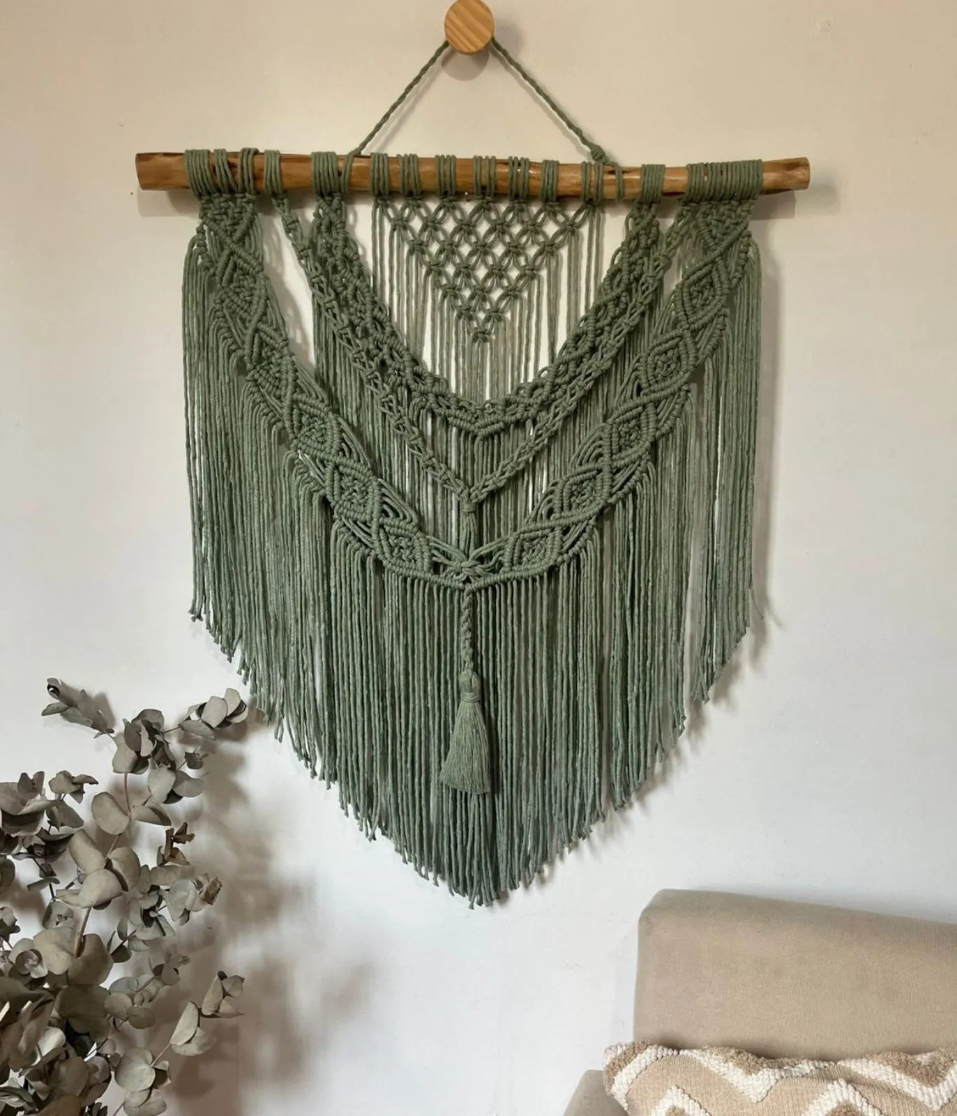 Painel em Macramê Jacque