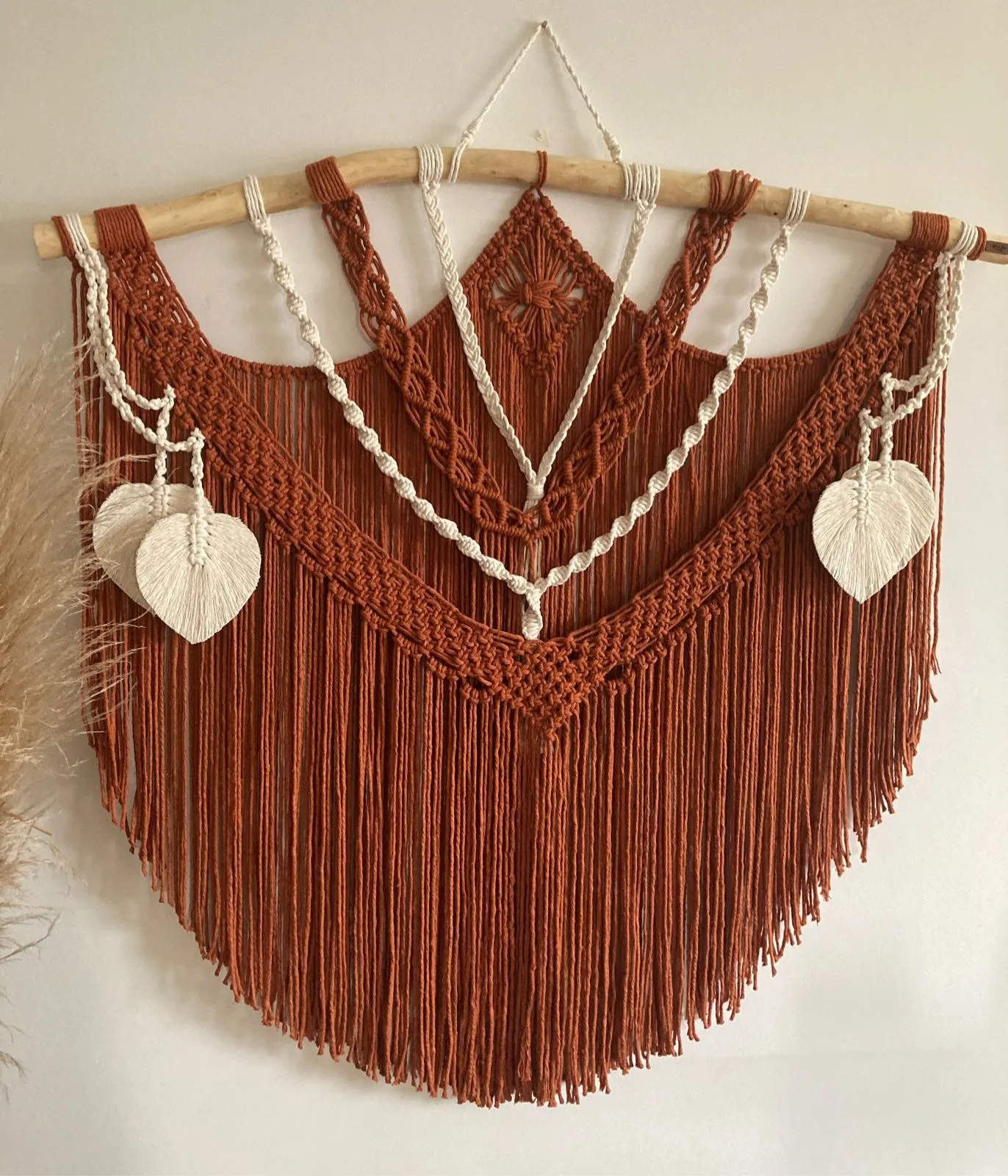Painel em Macramê Raiz